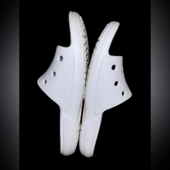 CROCS Ionic Comfort White slides unisex women’s sandals size 8 men’s size 6 - Picture 7 of 13